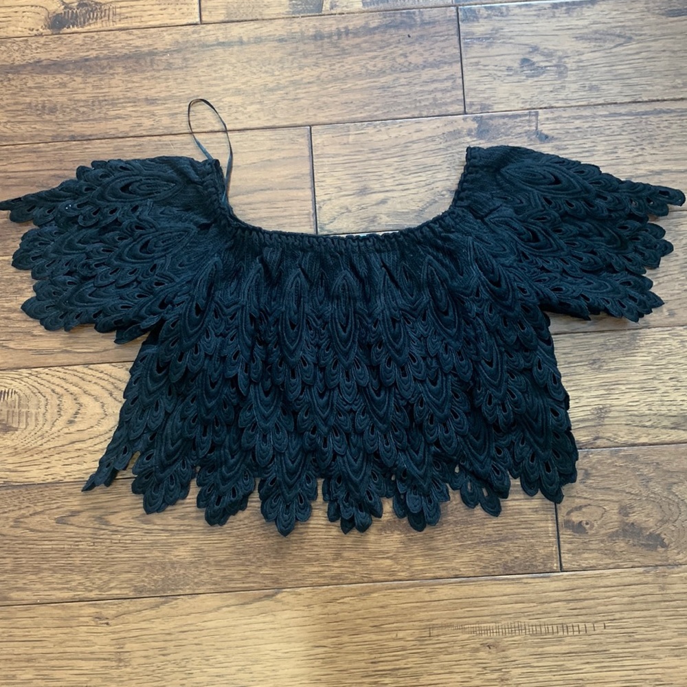 Layered Laced Crop Top
